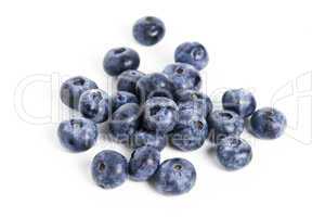 Sweet blueberry isolated on white background