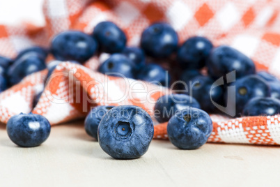 Sweet details of blueberry