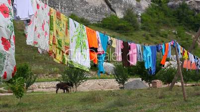 outdoor laundry