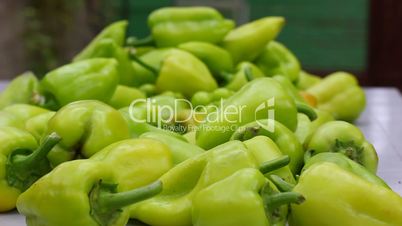 Green fresh pepper