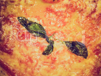 Retro look Pizza Margherita