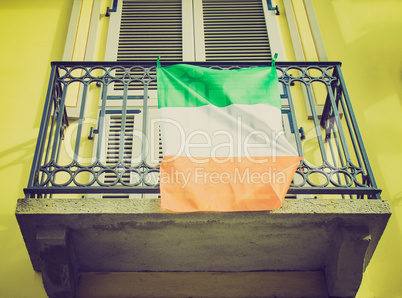 Retro look Irish flag