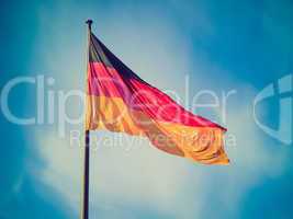 Retro look German flag