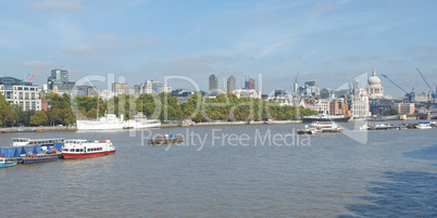 River Thames in London