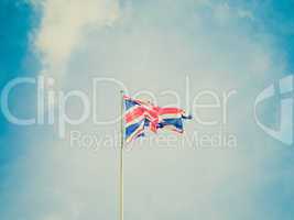 Retro look UK Flag