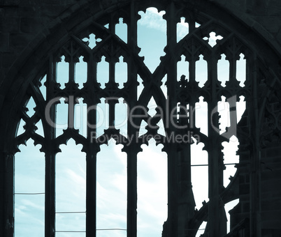 Ancient gothic window