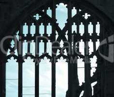 Ancient gothic window