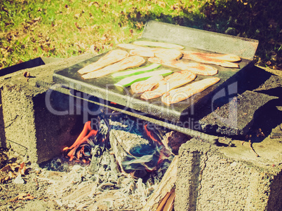 Retro look Barbecue picture