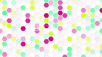honeycomb mosaic loop background