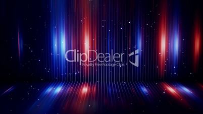 blue and orange light and stripes loopable background