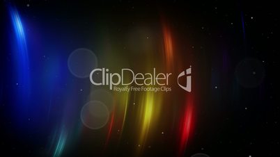 colorful light flares loopable background