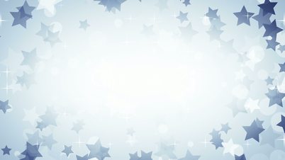 blue stars frame loop background