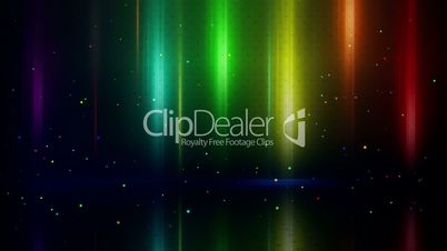 colorful light stripes and reflection loopable background