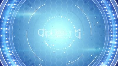 blue techno abstract loopable background
