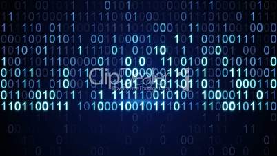 digital binary data scan loop background