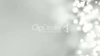 loopable abstract background white bokeh circles
