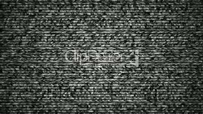 grained distorsed TV noise seamless loop