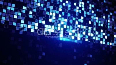 scan blue squares loopable techno background