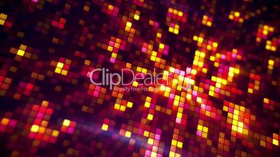 glowing pixels abstract loopable background