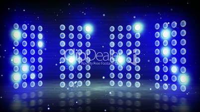 blue stage lights loopable background