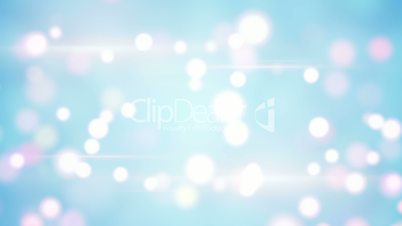 light blue blurred circles loopable background