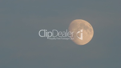 Tele shot of moon before the supermoon