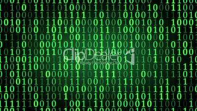 green binary digital code loop