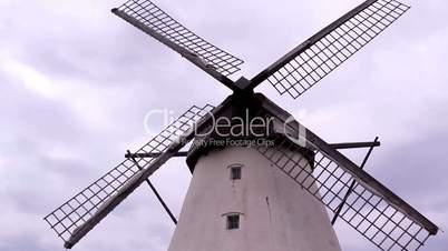 The huge old windmill