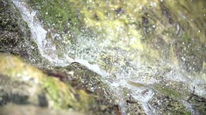 Wasserfall in Zeitlupe (200fps) Slowmotion