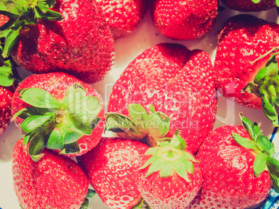 Retro look Strawberries