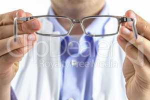 Optician with Glasses