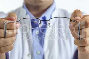 Optician with Glasses