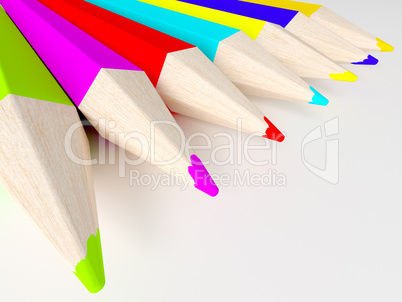 Colorful pencils.