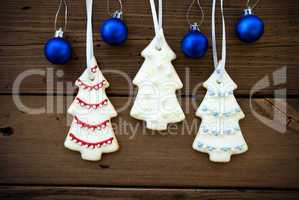 Christmas Decorations as Christmas or Winter Background