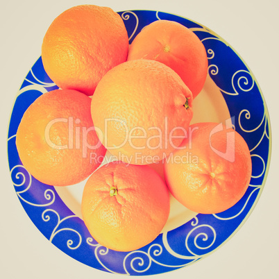 Retro look Oranges picture