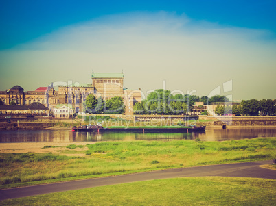 Elbe river in Dresden