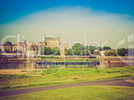 Elbe river in Dresden