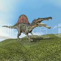 Spinosaurus dinosaur - 3D render