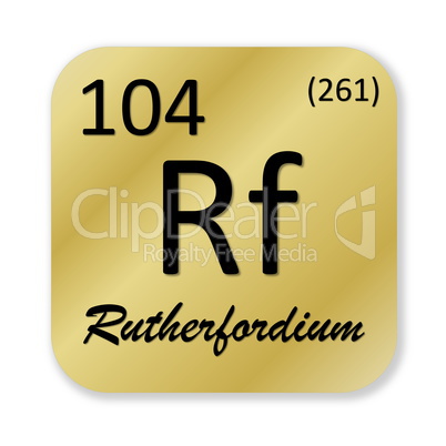 Rutherfordium element