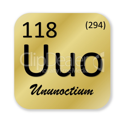 Ununoctium element