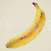 Retro look Banana isolated