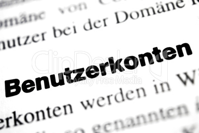 Benutzerkonten