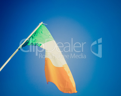 Retro look Irish flag