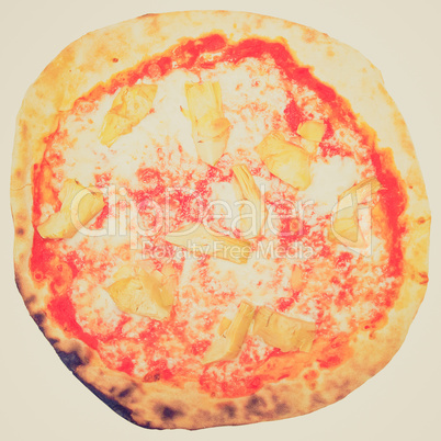 Retro look Artichoke Pizza