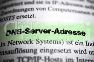 DNS-Server-Adresse