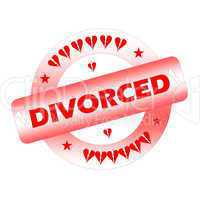 Divorced stamp