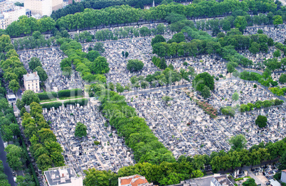 Aerial view of Cemetery