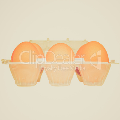 Retro look Eggs picture