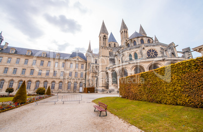 Chateau Ducal, a castle in the center of the city Caen, France