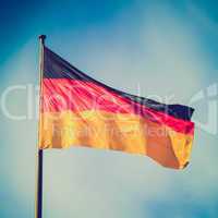 Retro look German flag